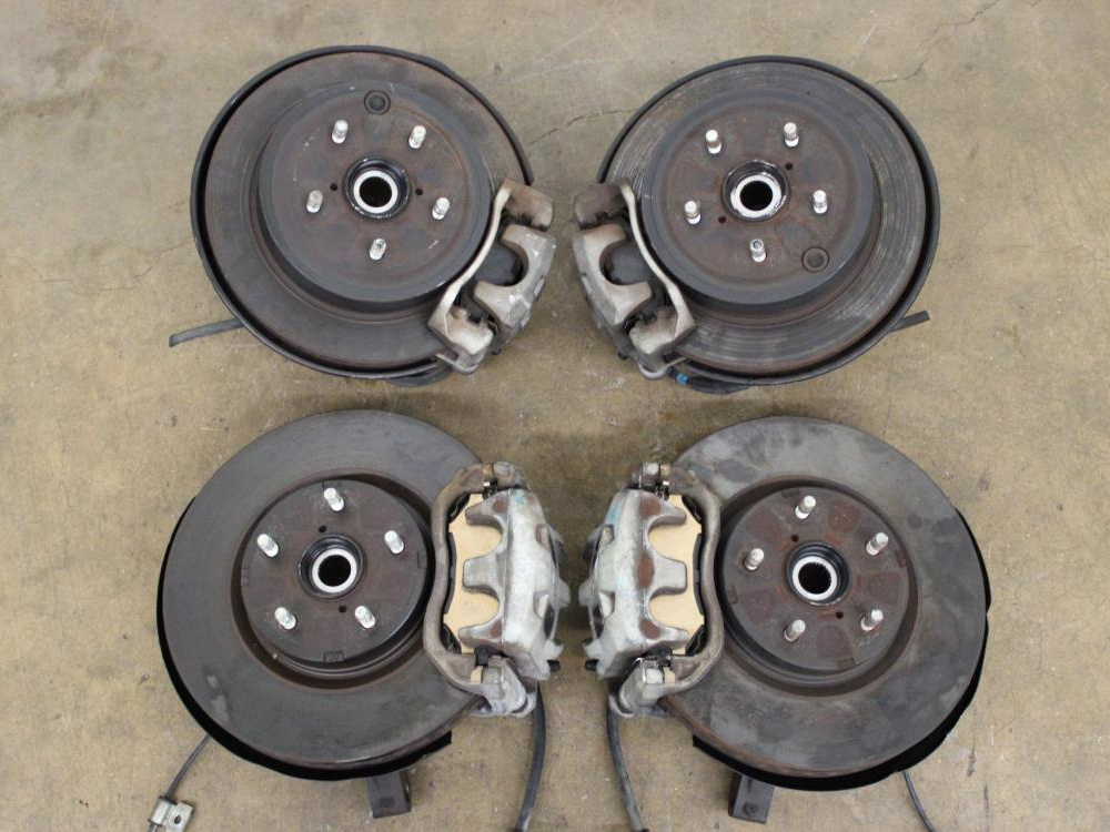 JDM 2008-2014 SUBARU STI IMPREZA BRAKE CALIPERS, HUBS, BEARINGS KNUCKLES 5X114.3: Image 1
