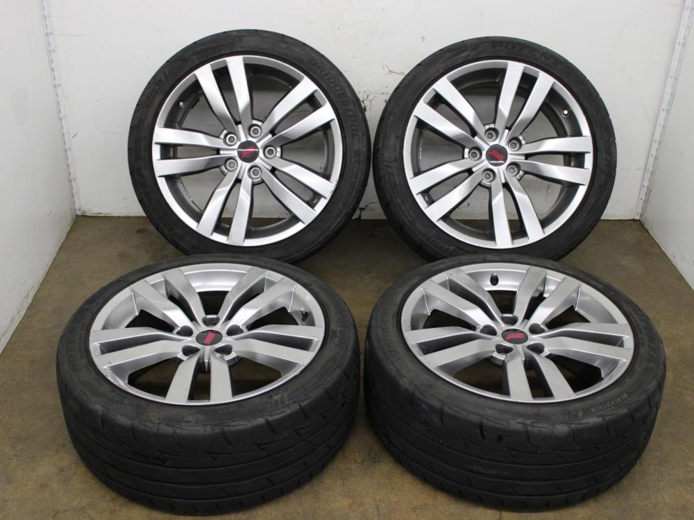 JDM 5X114.3 BOLT PATERN RIMS + BRIDGESTONE 245/40/R18-97W TIRES SET OF 4 : Image 2