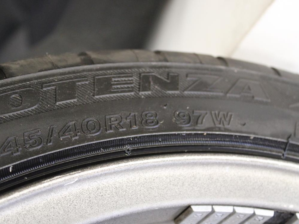 JDM 5X114.3 BOLT PATERN RIMS + BRIDGESTONE 245/40/R18-97W TIRES SET OF 4 : Image 16