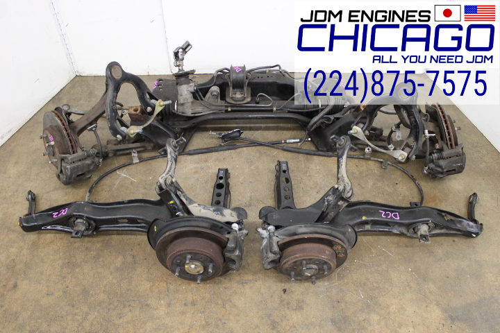 JDM 94–01 HONDA/ACURA INTEGRA DC2 BRAKES, WHEEL HUBS, CALIPER, CONTROL ARMS, FRONT SUBFRAME WITH COMPLETE SUSPENSION, REAR SUSPENSION