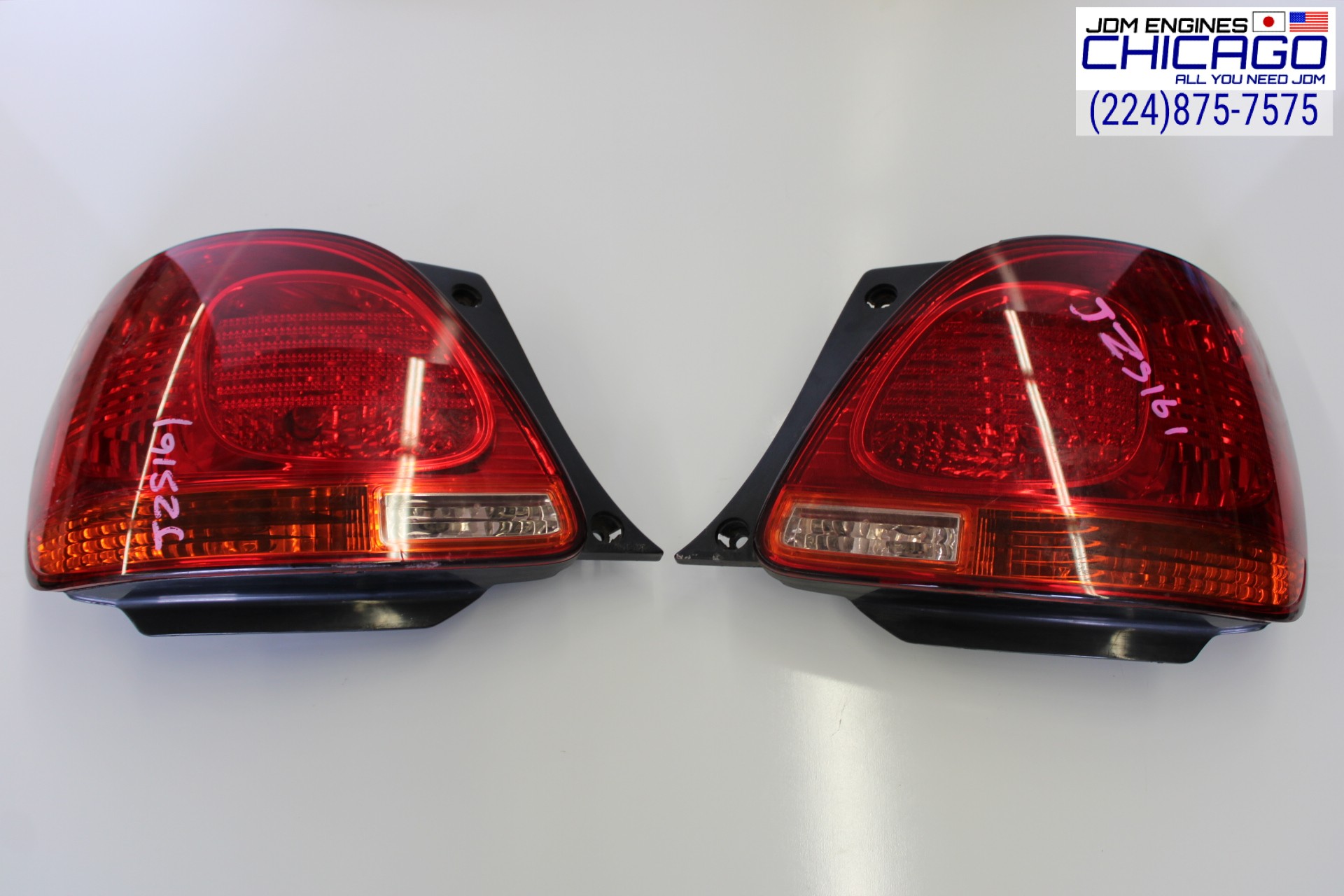 JDM 01-05 TOYOTA ARISTO JZS161 LEXUS GS300 GS400 TAIL LIGHTS LAMP SET 2