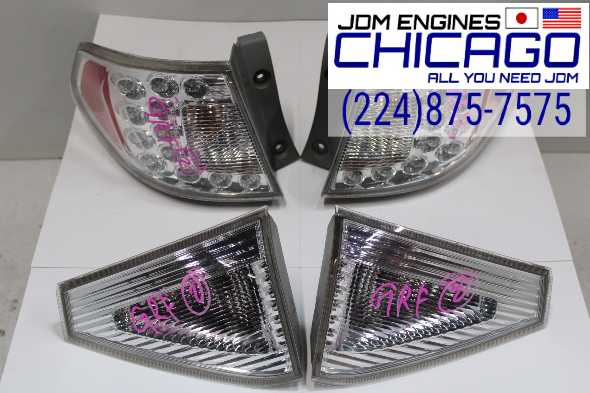 JDM 2008-2014 SUBARU IMPREZA WRX STI TAIL LIGHTS BOTH SIDES
