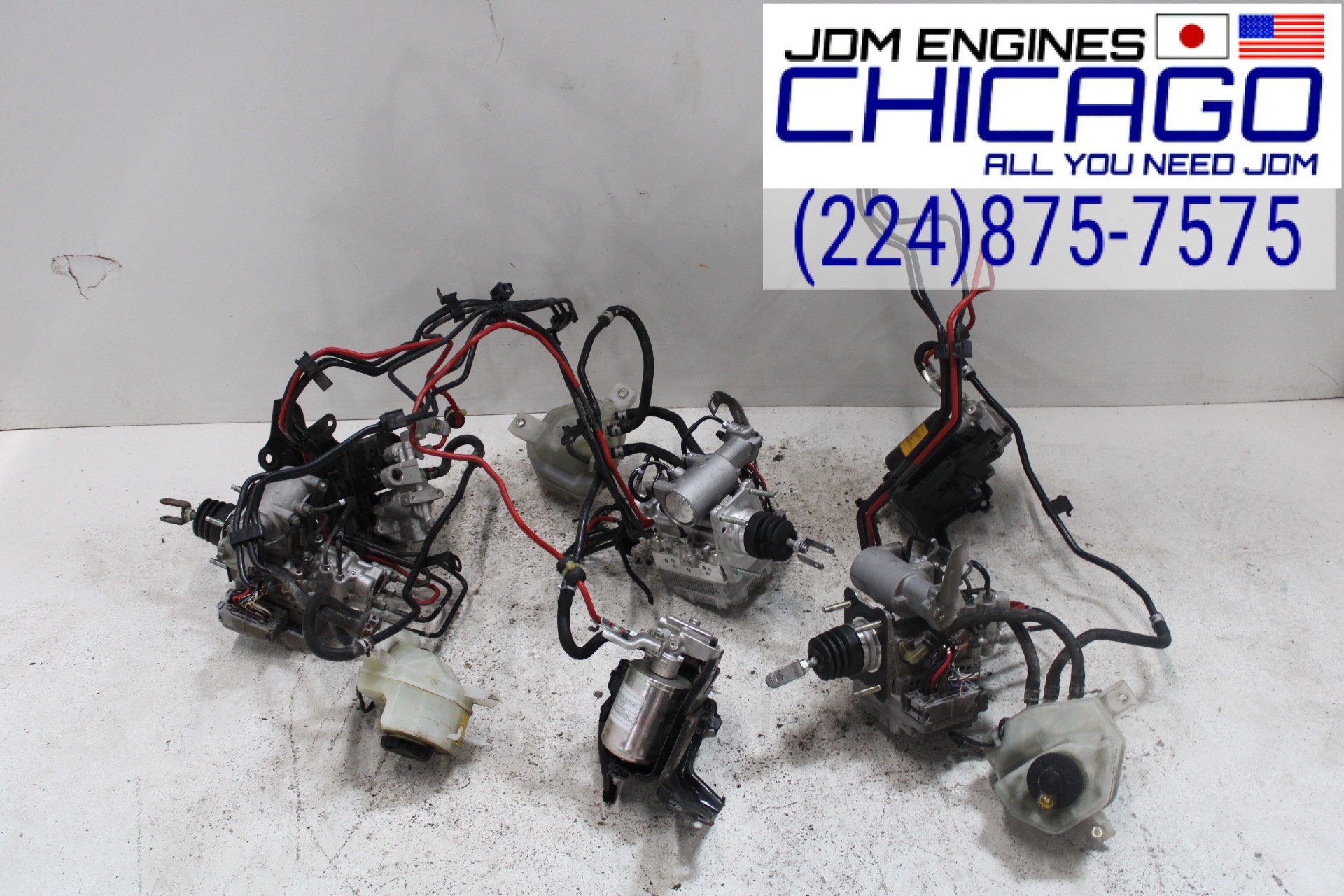 JDM 10-15 TOYOTA PRIUS ABS BRAKE BOOSTER ASSEMBLY WITH ANTI LOCK PUMP ASSEMBLY