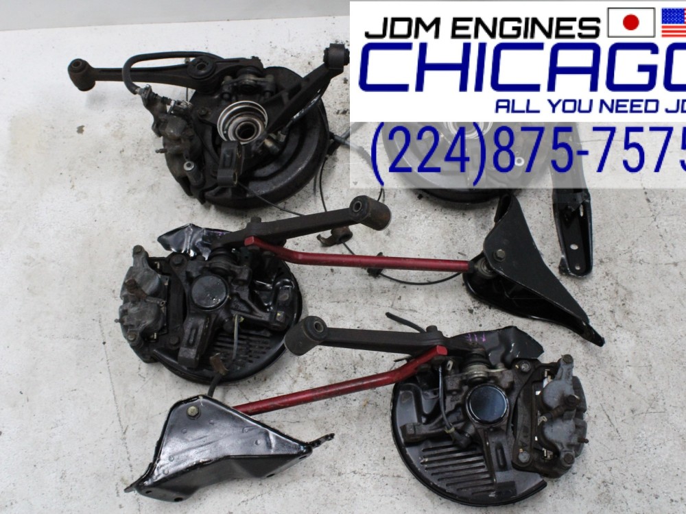 JDM Toyota MR2 Fron & Rear Brakes and Complete Hub Assemblies Used OEM Parts