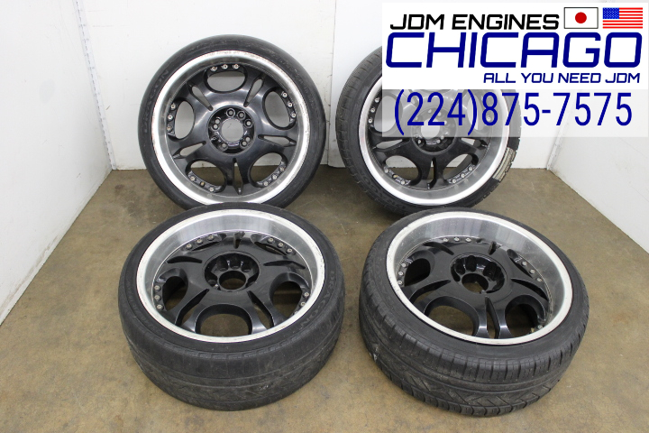 JDM WHEELS 18X8 +33 & 18X9 +38 DRAGON 225-40R18