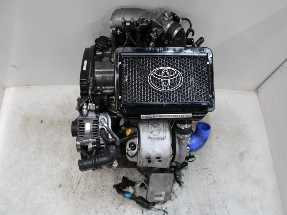 JDM 1997-2001 TOYOTA CALDINA MR2 3SGTE 4TH GEN ST215 2.0L TURBO ENGINE + WIRING ECU: Image 1