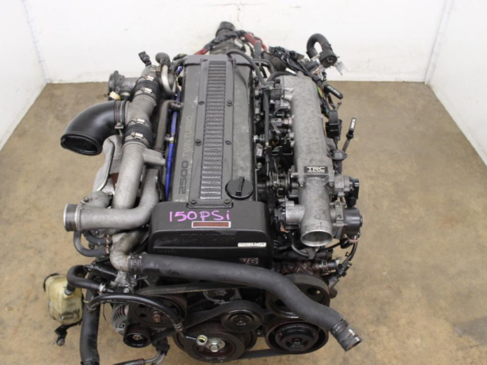JDM 93-96 1JZ GTE front sump NonVVTi Twin Turbo 2.5L Engine Automatic Transmission Wiring & ECU: Image 7