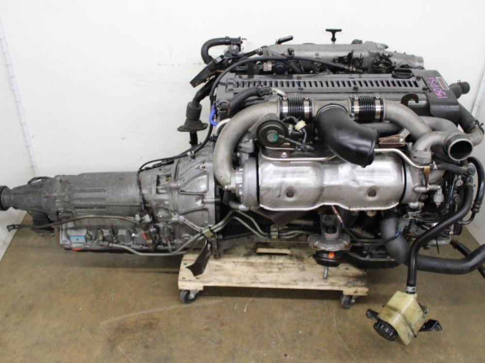 JDM 93-96 1JZ GTE front sump NonVVTi Twin Turbo 2.5L Engine Automatic Transmission Wiring & ECU: Image 12
