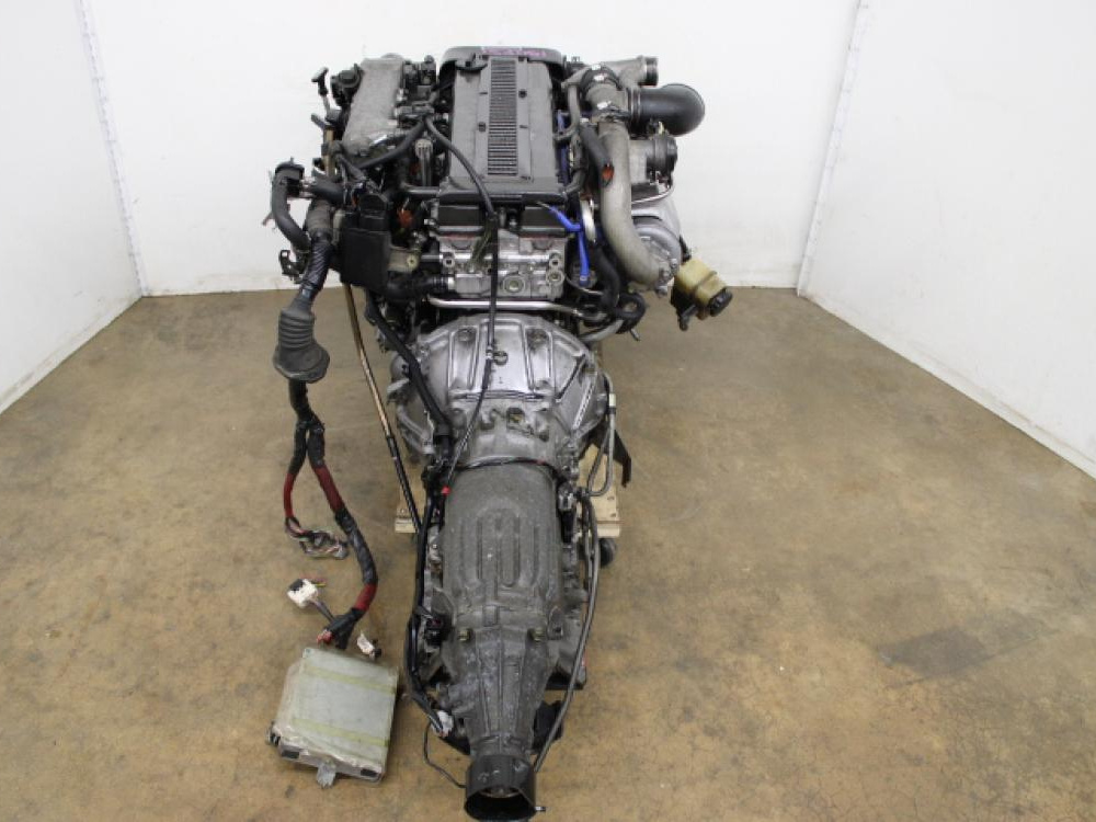 JDM 93-96 1JZ GTE front sump NonVVTi Twin Turbo 2.5L Engine Automatic Transmission Wiring & ECU: Image 13