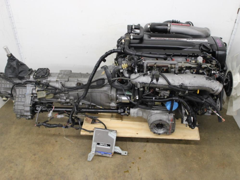 JDM NISSAN SKYLINE GTR R33 RB26DETT ENGINE 5 SPEED AWD MANUAL TRANSMISSION WIRING ECU: Image 10