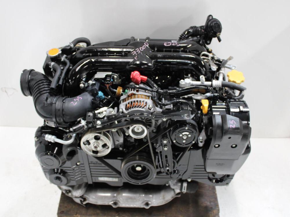JDM 08-14 SUBARU IMPREZA WRX LEGACY GT.FORESTER XT EJ255 2.5L SINGLE AVCS TURBO ENGINE: Image 1