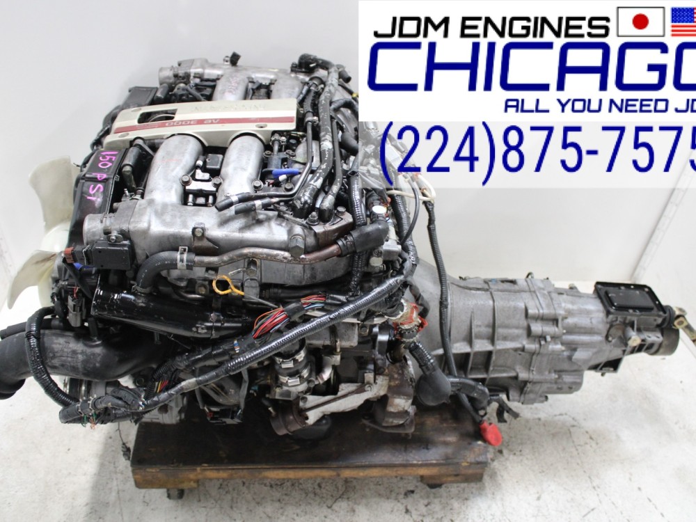 JDM 90-96 NISSAN 300ZX VG30DE-TT TWIN VX 3.0L TURBO ENGINE + 5SPEED M/T WIRING & ECU