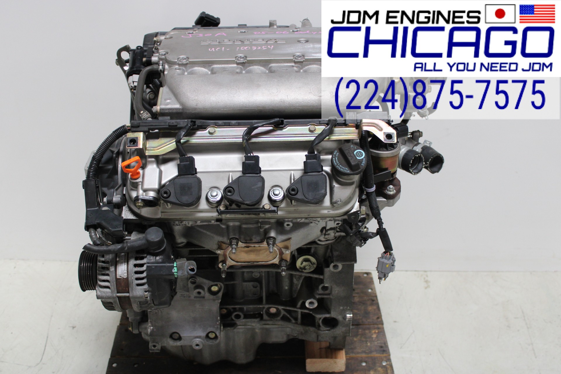 JDM 2003-2007 HONDA ACCORD J30A 3.0L V6 SOHC VTEC ENGINE
