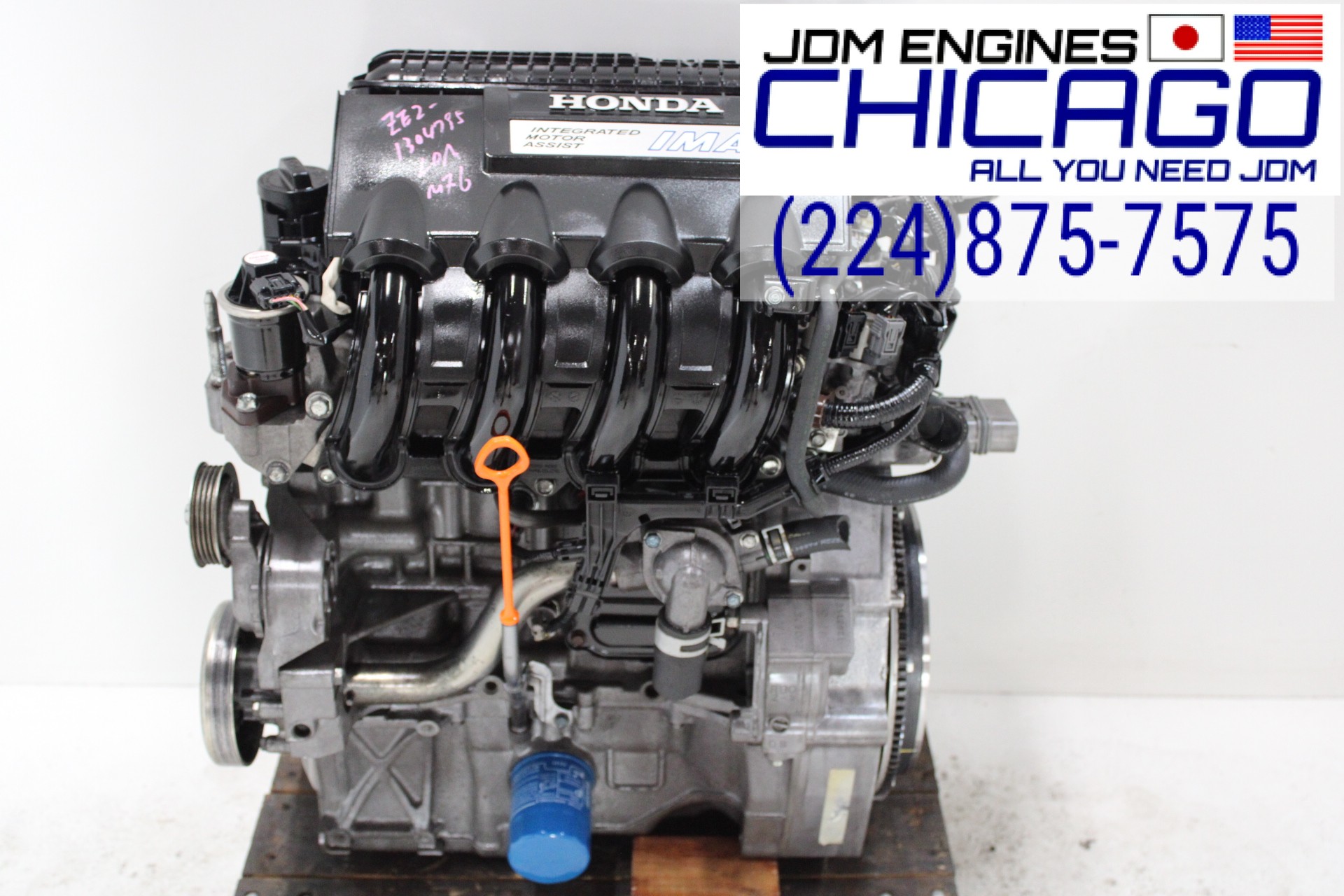 JDM 2010-2014 HONDA INSIGHT LDA-MF6 1.3L i-VTEC HYBRID IMA ENGINE 