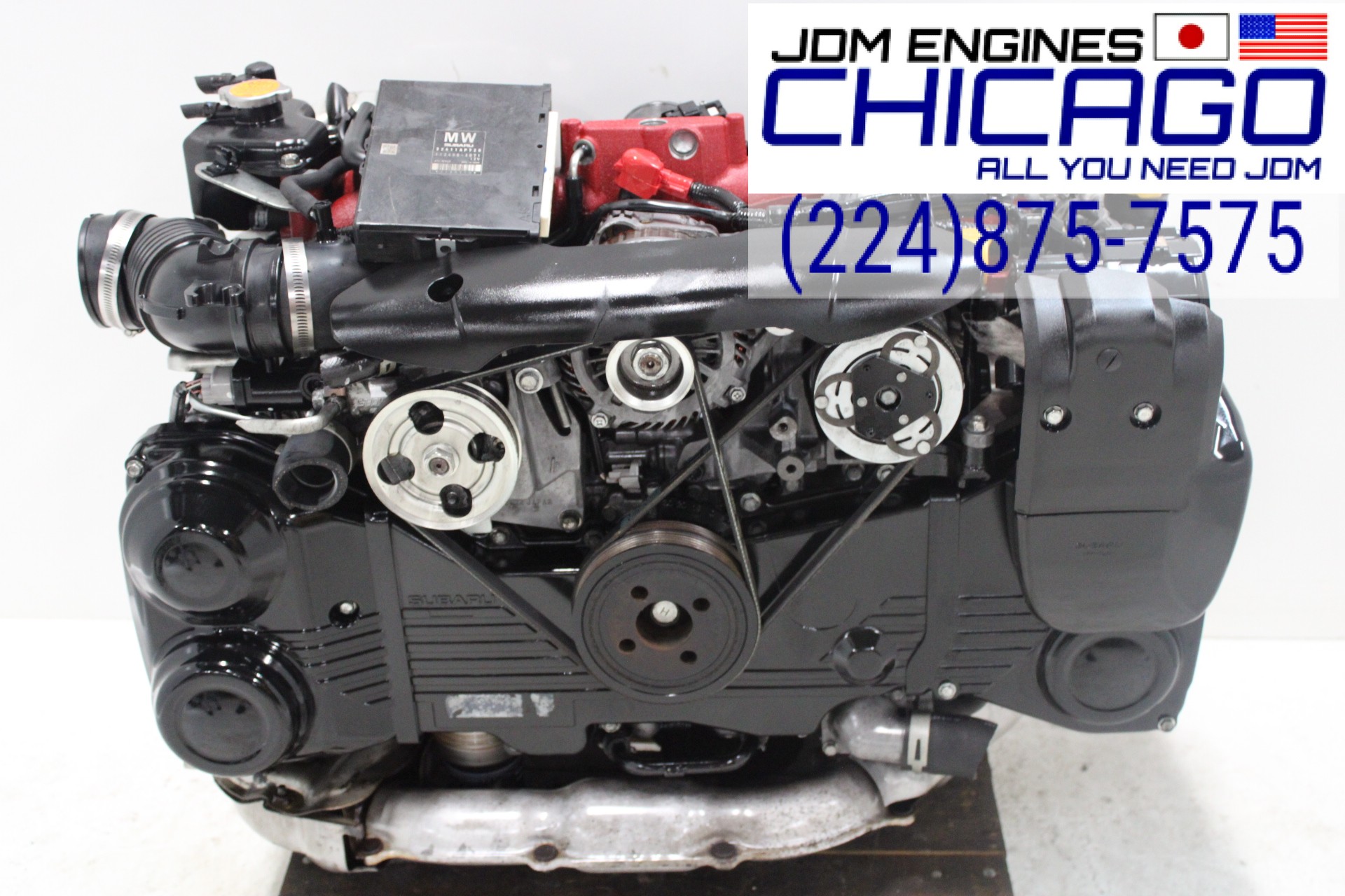 JDM 2008-2019 SUBARU WRX STI EJ257 2.5L DOHC TURBO AVCS ENGINE