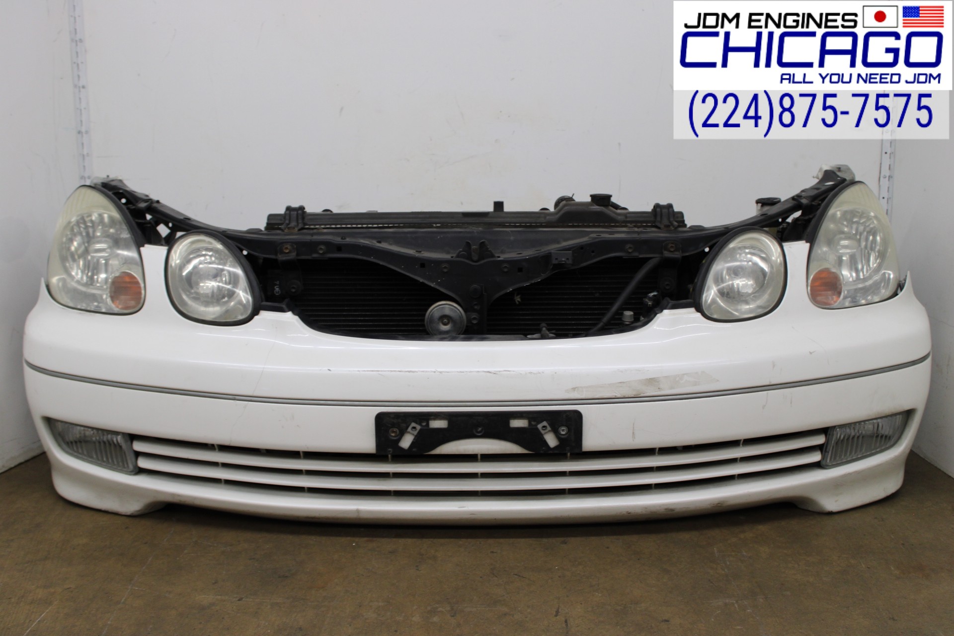 JDM 98-05 TOYOTA ARISTO NOSE CUT FOR LEXUS GS300/400/430 HEADLIGHTS & FRONT BUMPER