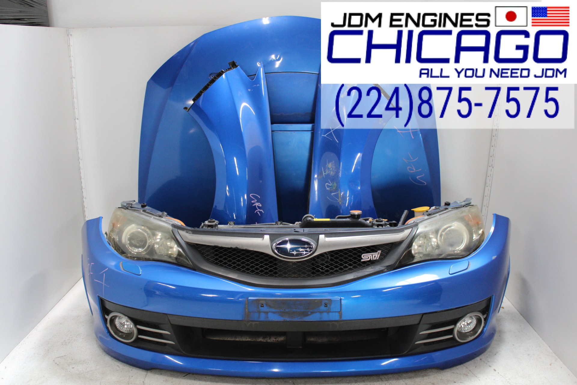 JDM 2008-2014 SUBARU IMPREZA WRX STI FRONT END NOSE CUT CONVERSION