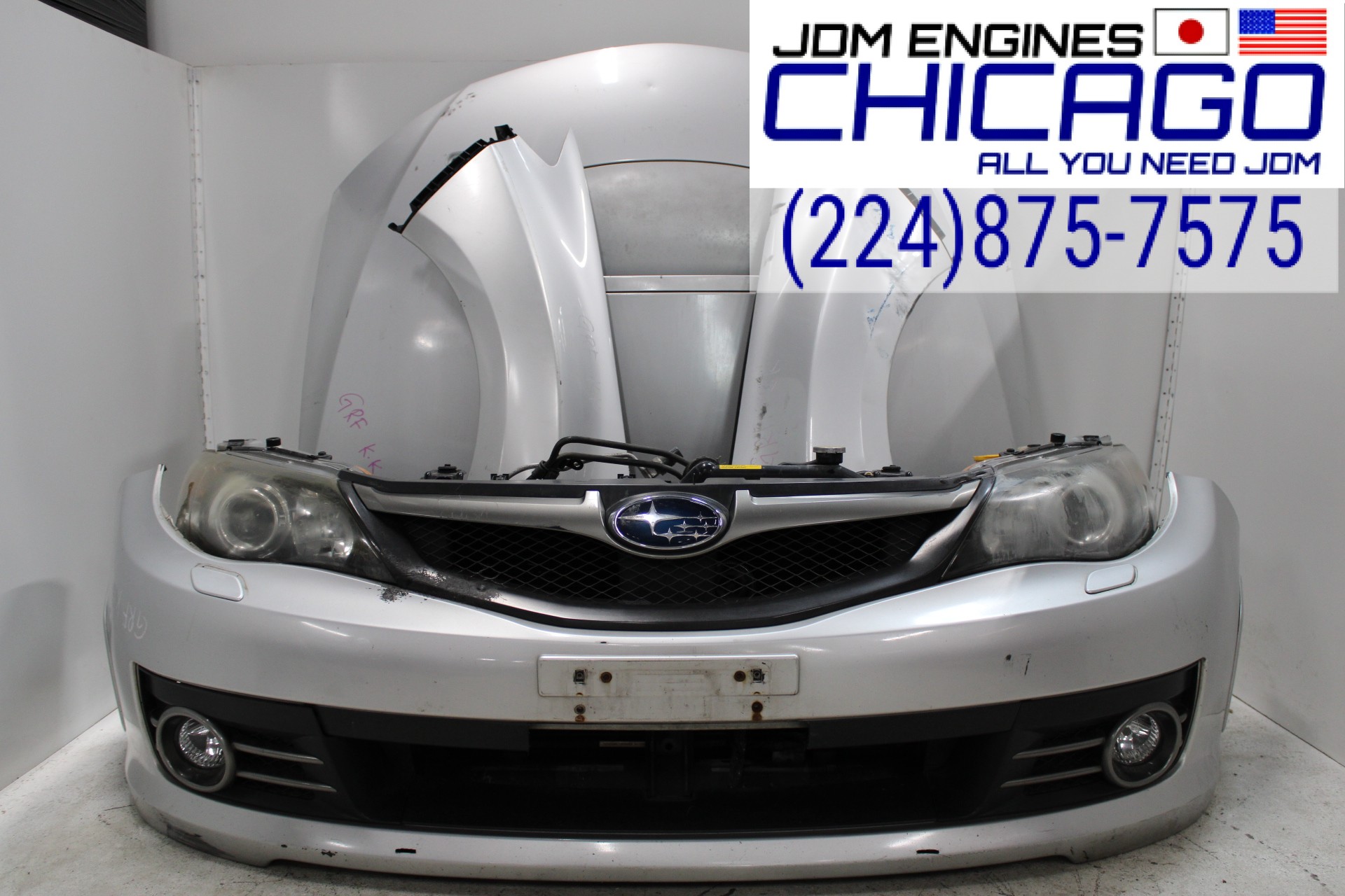 JDM 2008-2014 SUBARU IMPREZA WRX STI FRONT END NOSE CUT CONVERSION