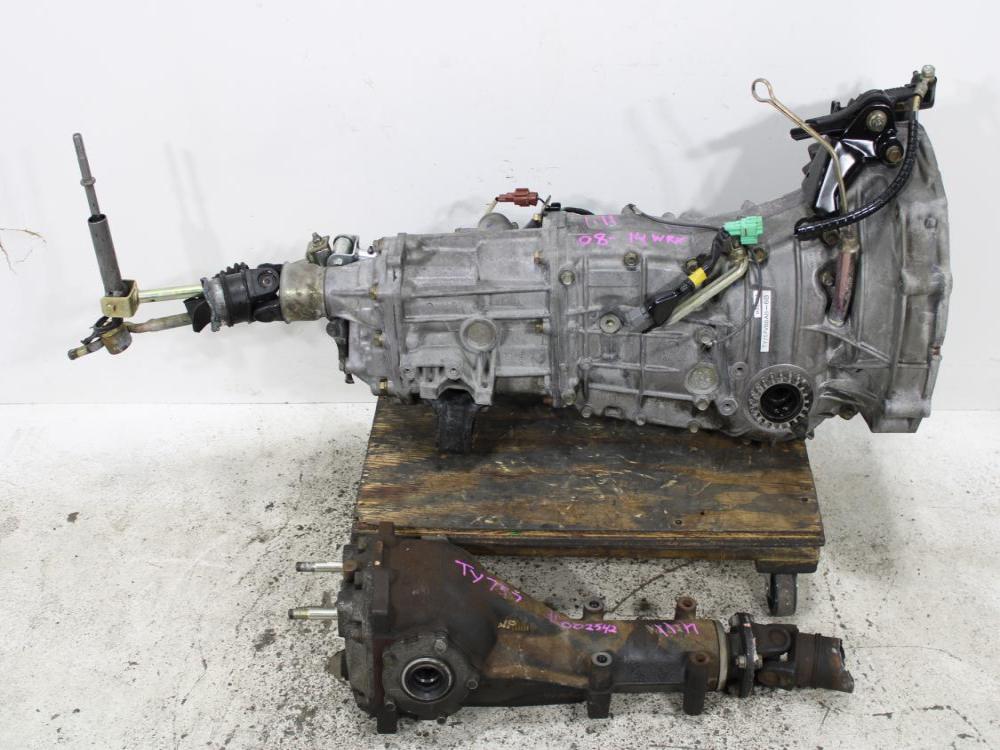 JDM 2008-2014 SUBARU IMPREZA WRX EJ20 TURBO 5 SPEED AWD M/T WITH REAR DIFF: Image 5