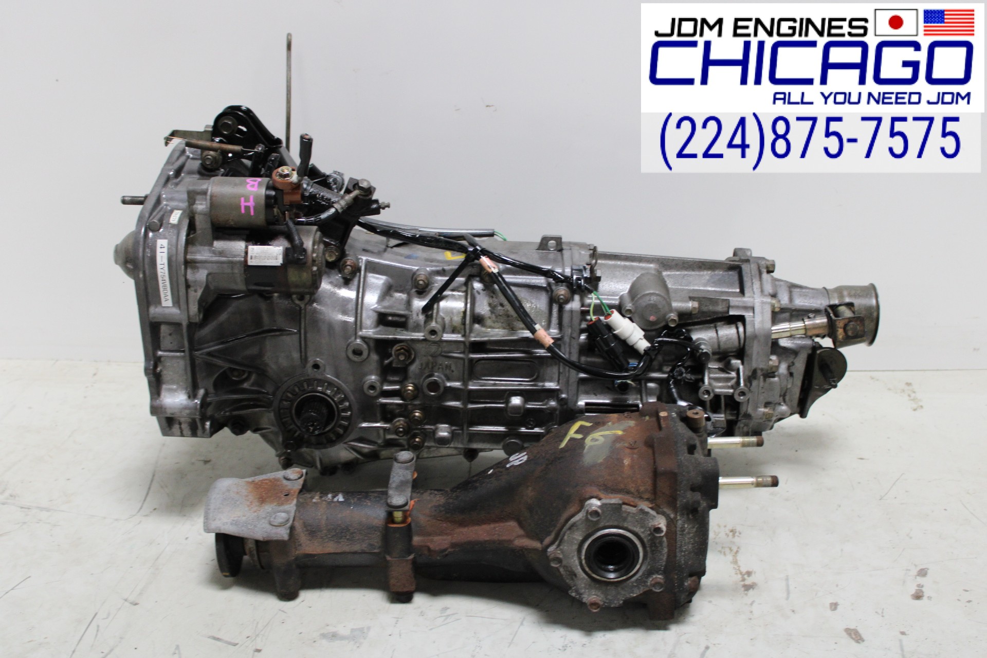 JDM 2002-2005 SUBARU IMPREZA WRX 5SPEED M/T WITH REAR DIFF AXLE-MALE