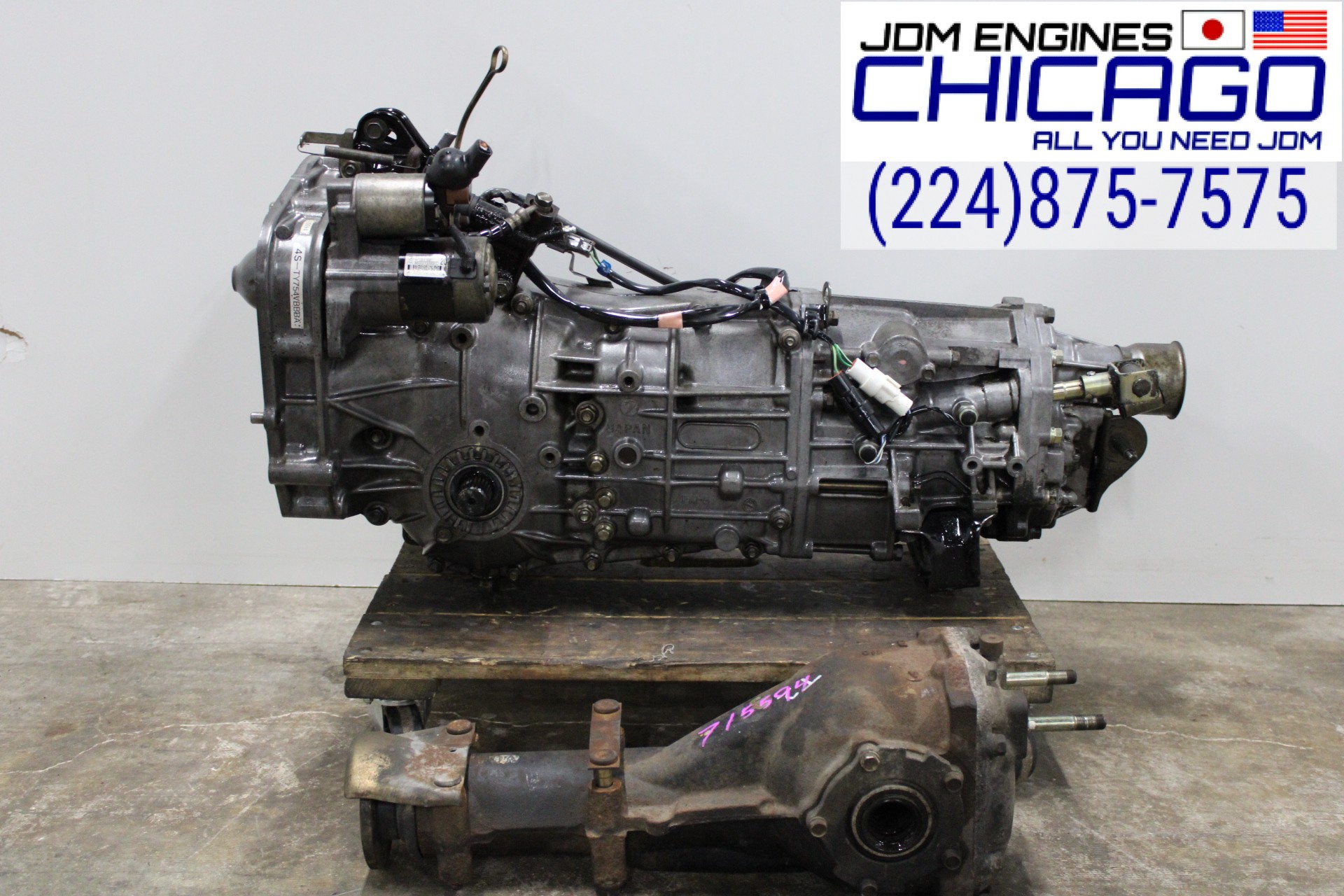 JDM 2002-2005 SUBARU IMPREZA WRX 5SPEED M/T WITH REAR DIFF AXLE-MALE