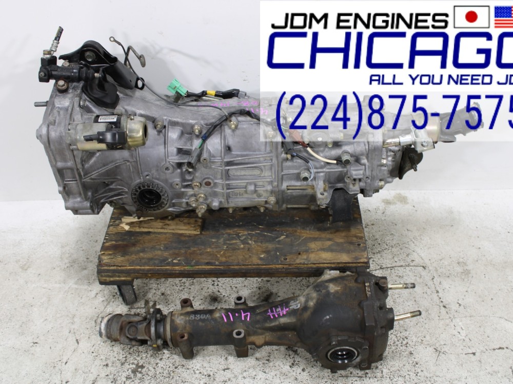 JDM 2008-2014 SUBARU IMPREZA WRX EJ20 TURBO 5 SPEED AWD M/T WITH REAR DIFF